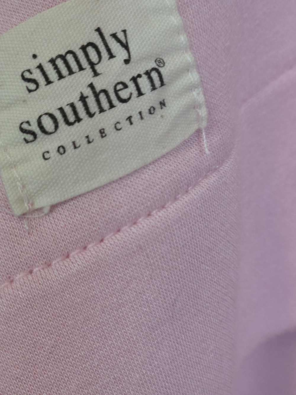 Simply Southern Light Pink Cozy Top - Picture 2 of 5